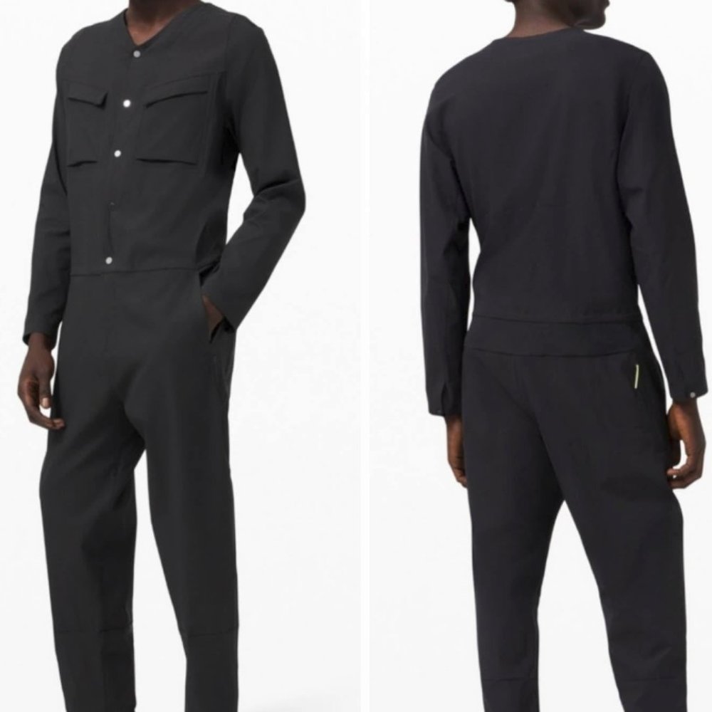 COPY - lululemon Black Ashta Jumpsuit mens Size:M